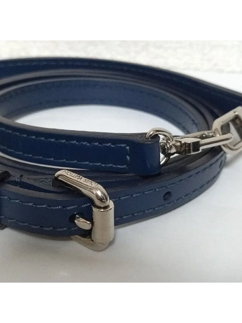 Louis Vuitton Monceau BB Epi Indigo Blue 2-Way Shoulder Bag